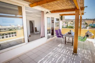 large panoramic terrace