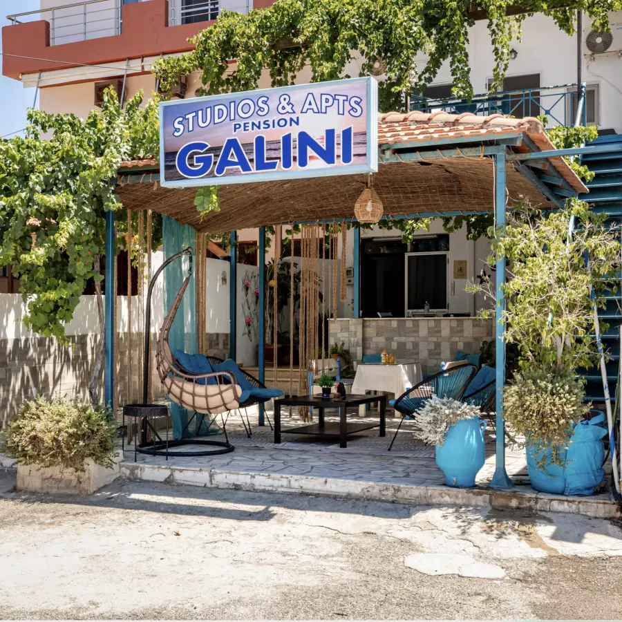 Galini apartments entrance
